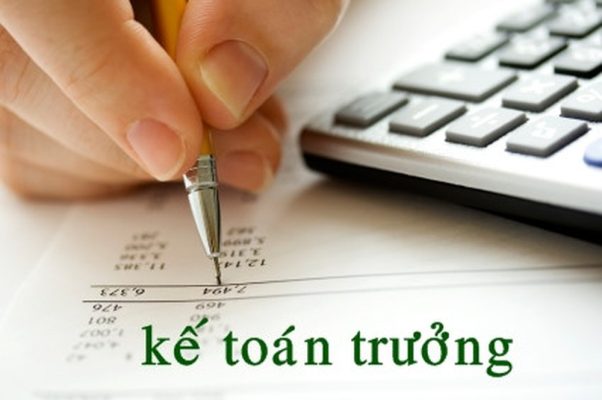 kế toán trưởng