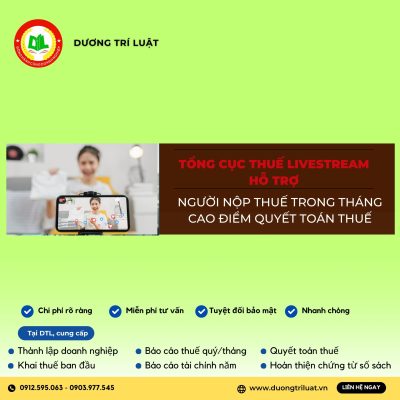 TỔNG CỤC THUẾ LIVESTREAM HỖ TRỢ NGƯỜI NỘP THUẾ TRONG THÁNG CAO ĐIỂM QUYẾT TOÁN THUẾ 3