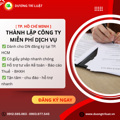 THÀNH LẬP CÔNG TY TRỌN GÓI MIỄN PHÍ DỊCH VỤ 1 THÀNH LẬP CÔNG TY TRỌN GÓI MIỄN PHÍ DỊCH VỤ 1