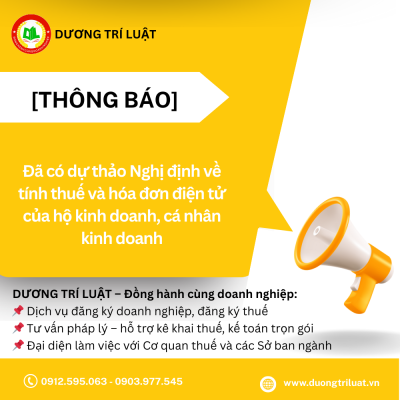 dự thảo Nghị định về tính thuế và hóa đơn điện tử của hộ kinh doanh, cá nhân kinh doanh 1 dự thảo Nghị định về tính thuế và hóa đơn điện tử của hộ kinh doanh, cá nhân kinh doanh 1