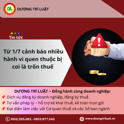 Từ 1/7 cảnh báo nhiều hành vi quen thuộc bị coi là trốn thuế 1 Từ 1/7 cảnh báo nhiều hành vi quen thuộc bị coi là trốn thuế 1