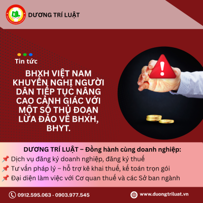 BHXH Việt Nam khuyến nghị người dân tiếp tục nâng cao cảnh giác với một số thủ đoạn lừa đảo về BHXH, BHYT. 1 BHXH Việt Nam khuyến nghị người dân tiếp tục nâng cao cảnh giác với một số thủ đoạn lừa đảo về BHXH, BHYT. 1